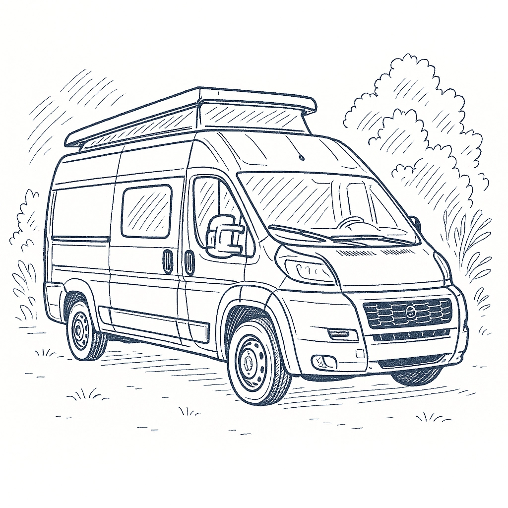 Class B RV illustration